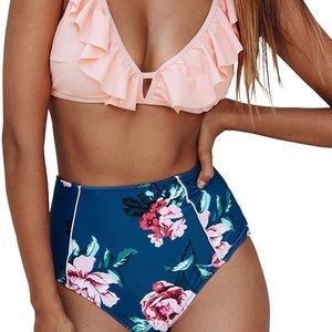 Cupshe high waisted swim suit